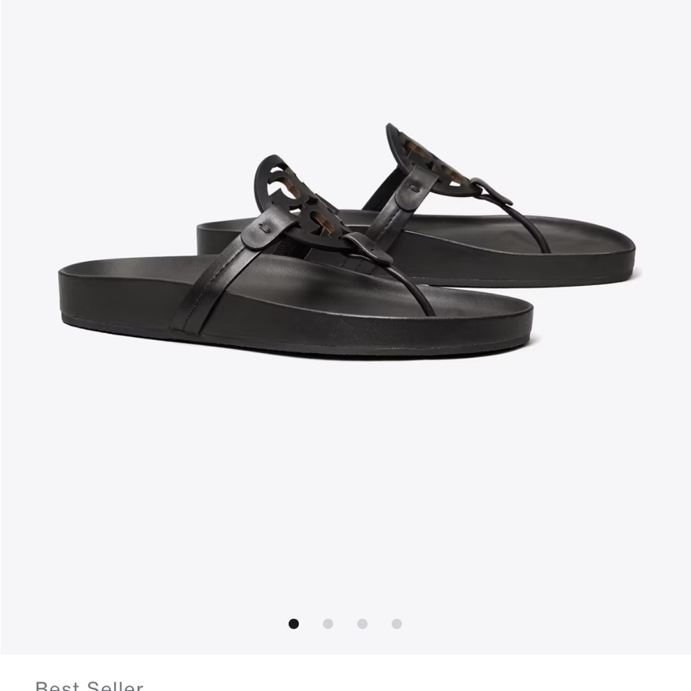 Tory Burch Black Miller Cloud Sandals - Picture 9 of 9